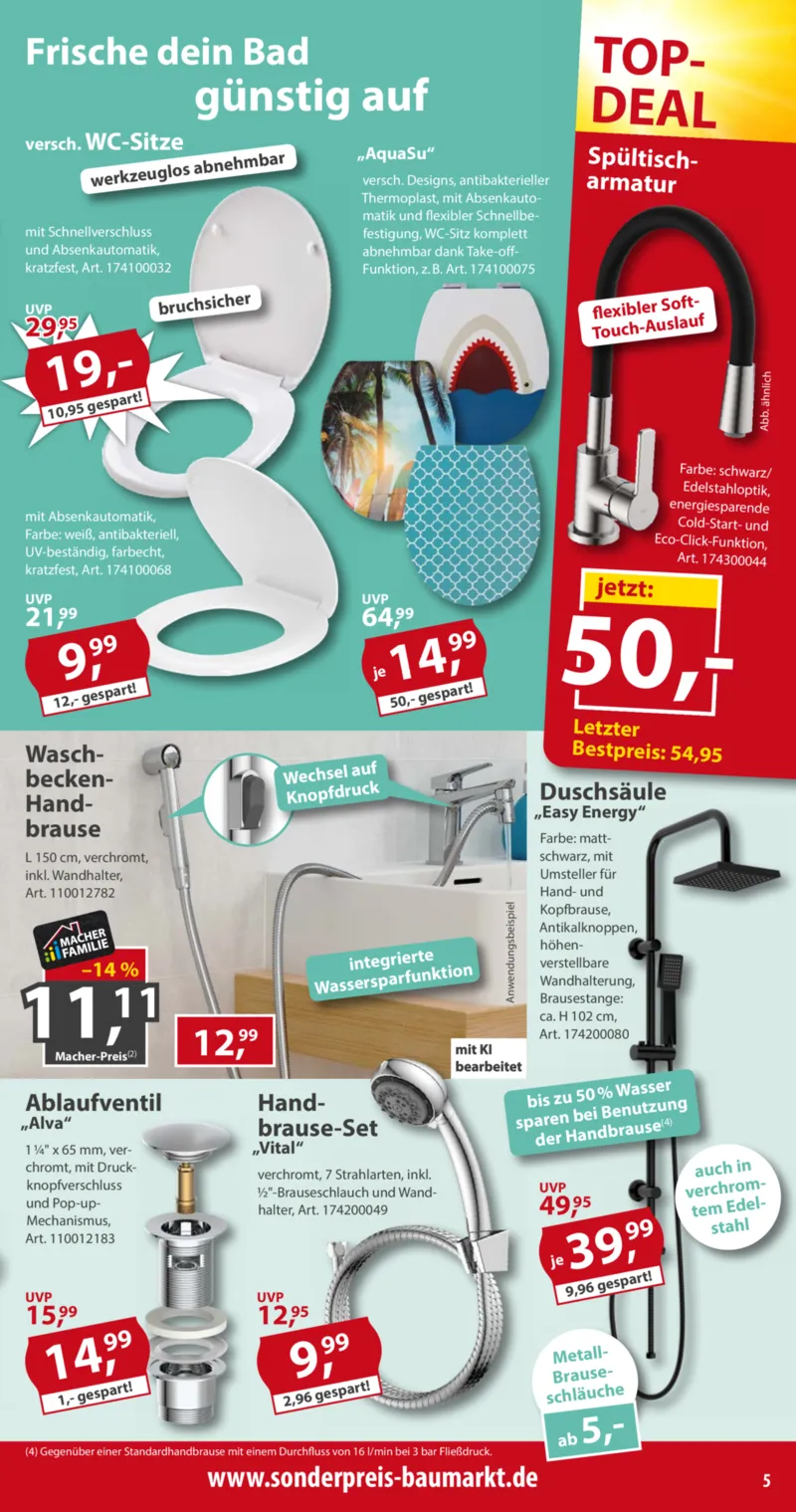 Sonderpreis Baumarkt Prospekt vom 31.10.2026, Seite 5