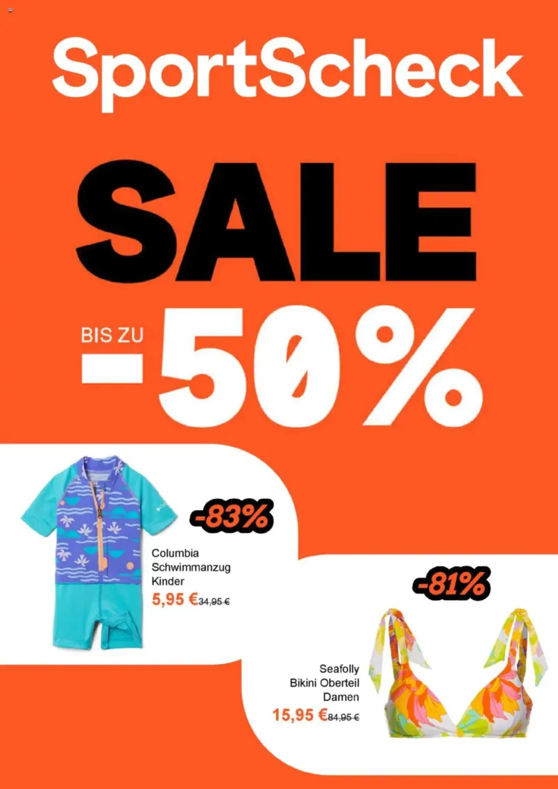 Sportscheck Prospekt vom 23.06.2025, Seite 1