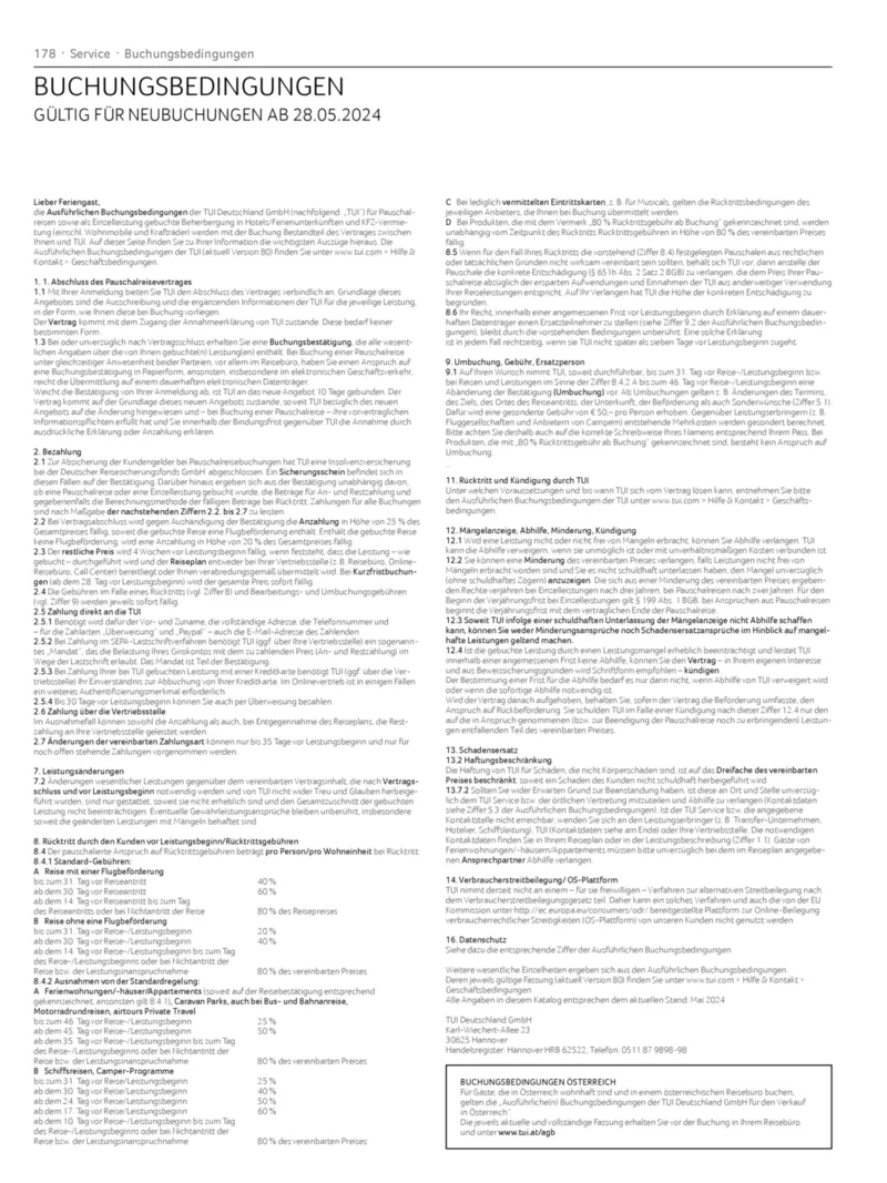 TUI Prospekt vom 01.11.2024, Seite 178