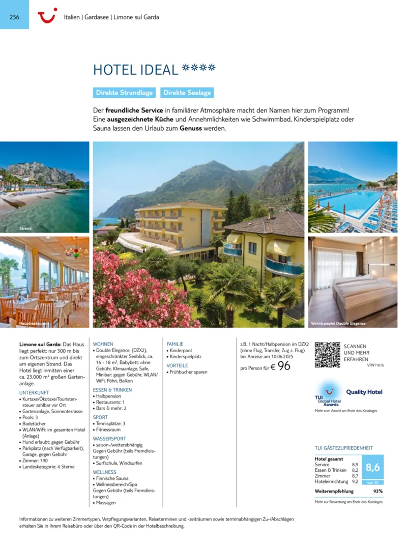TUI Prospekt vom 01.11.2024, Seite 256