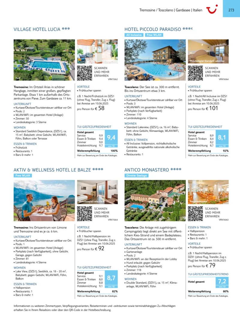 TUI Prospekt vom 01.11.2024, Seite 273