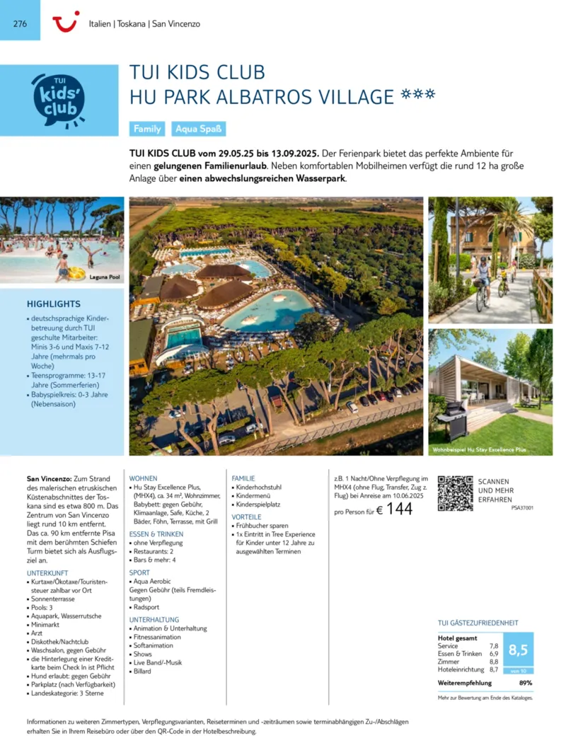 TUI Prospekt vom 01.11.2024, Seite 276