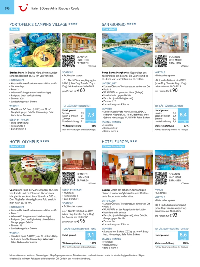 TUI Prospekt vom 01.11.2024, Seite 296