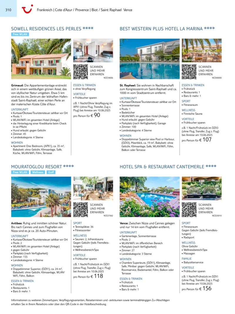 TUI Prospekt vom 01.11.2024, Seite 310