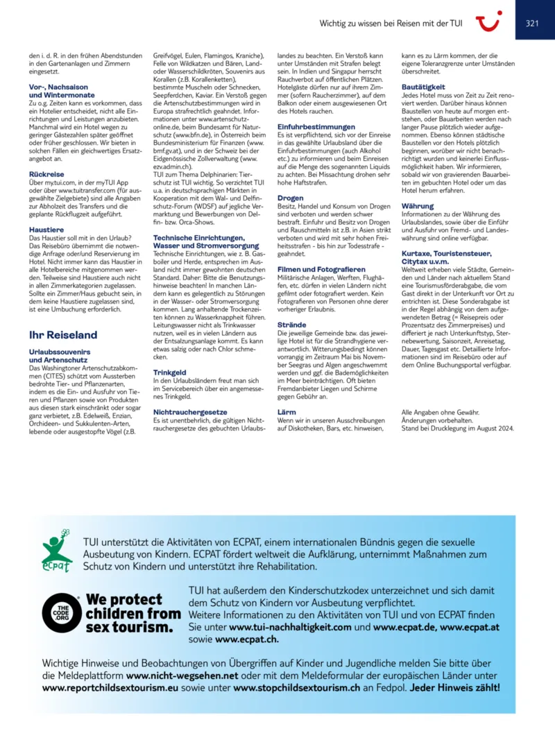 TUI Prospekt vom 01.11.2024, Seite 321