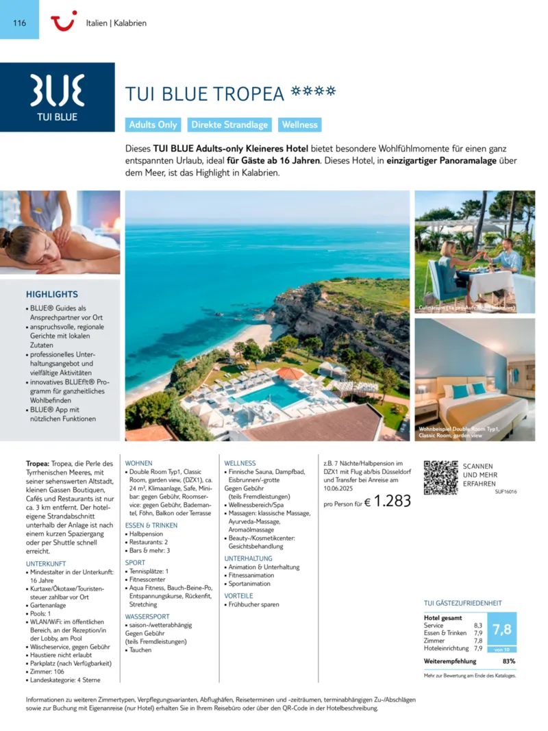 TUI Prospekt vom 01.01.2025, Seite 116