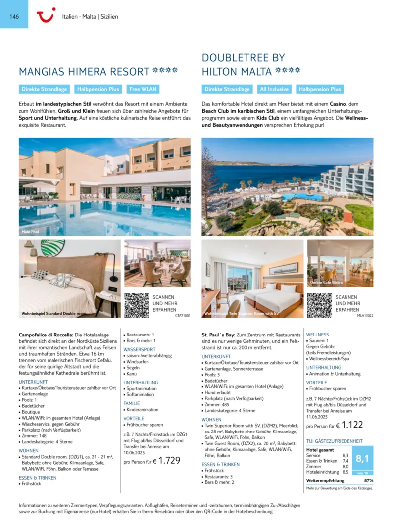 TUI Prospekt vom 01.01.2025, Seite 146