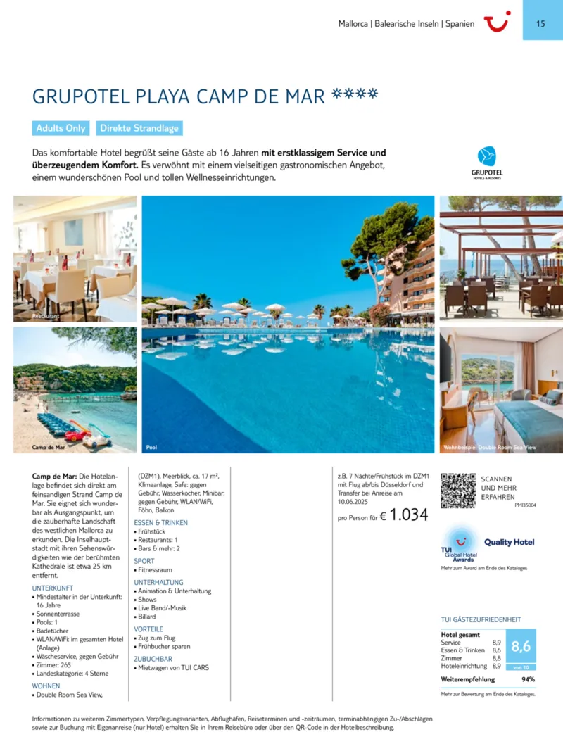 TUI Prospekt vom 01.01.2025, Seite 15