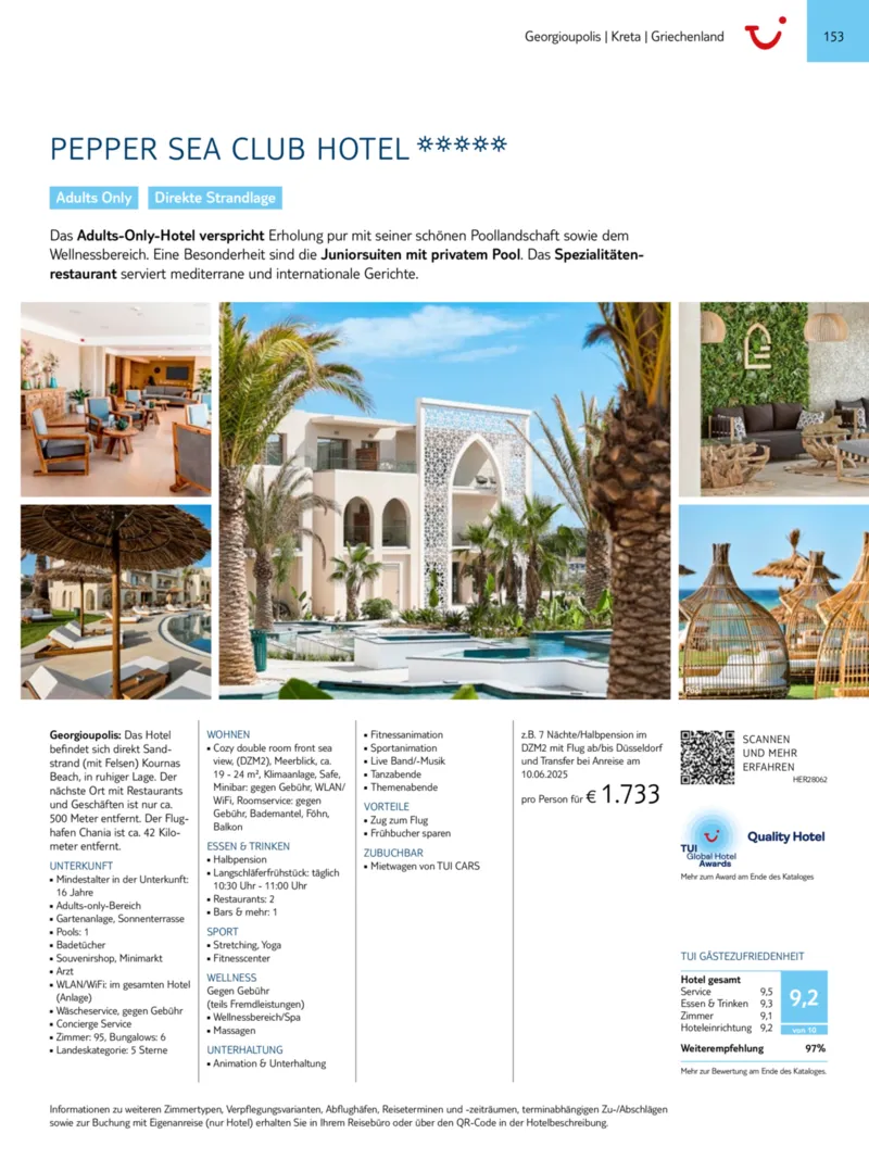 TUI Prospekt vom 01.01.2025, Seite 153