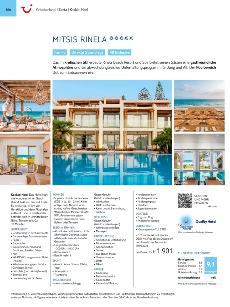 TUI Prospekt vom 01.01.2025, Seite 166