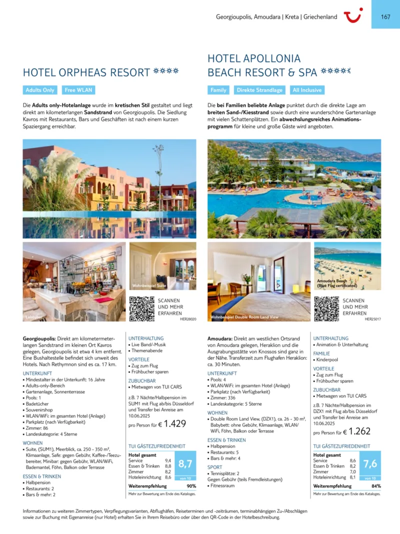 TUI Prospekt vom 01.01.2025, Seite 167