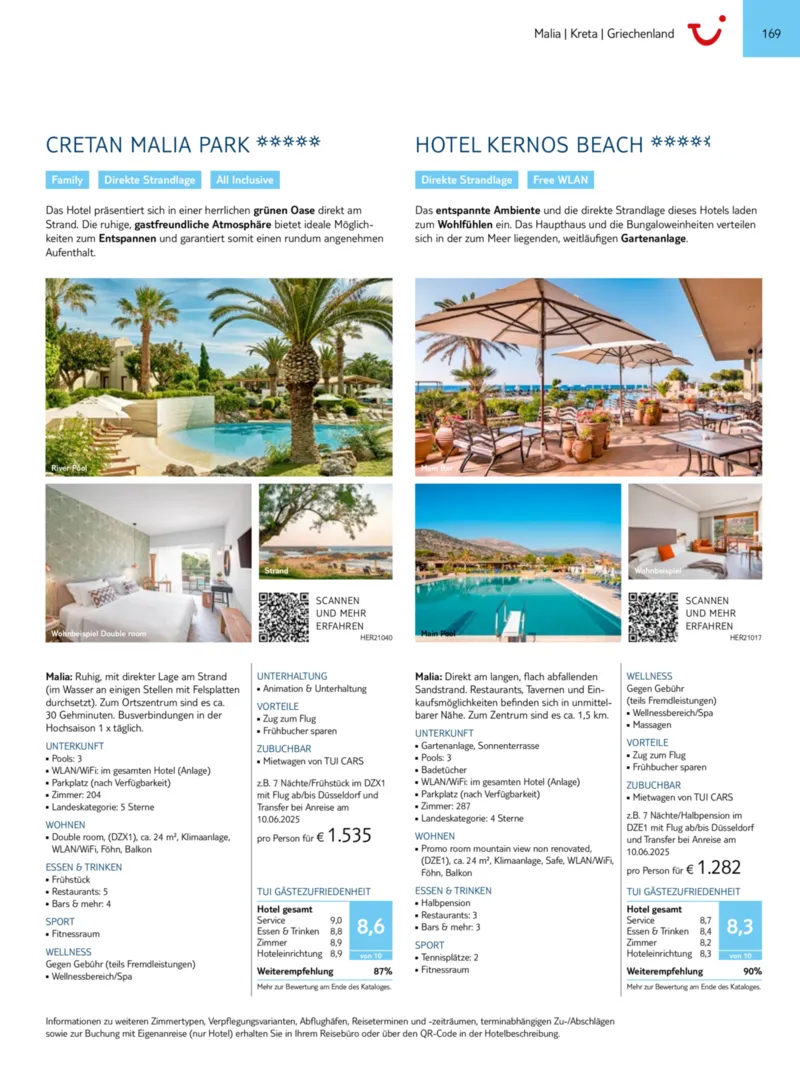 TUI Prospekt vom 01.01.2025, Seite 169