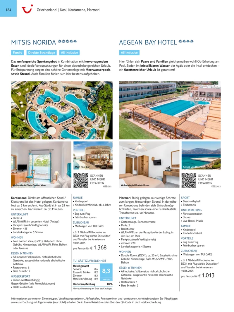 TUI Prospekt vom 01.01.2025, Seite 184