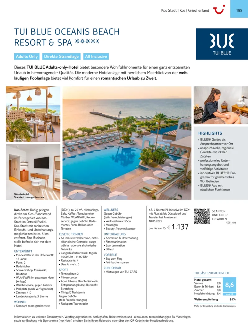 TUI Prospekt vom 01.01.2025, Seite 185