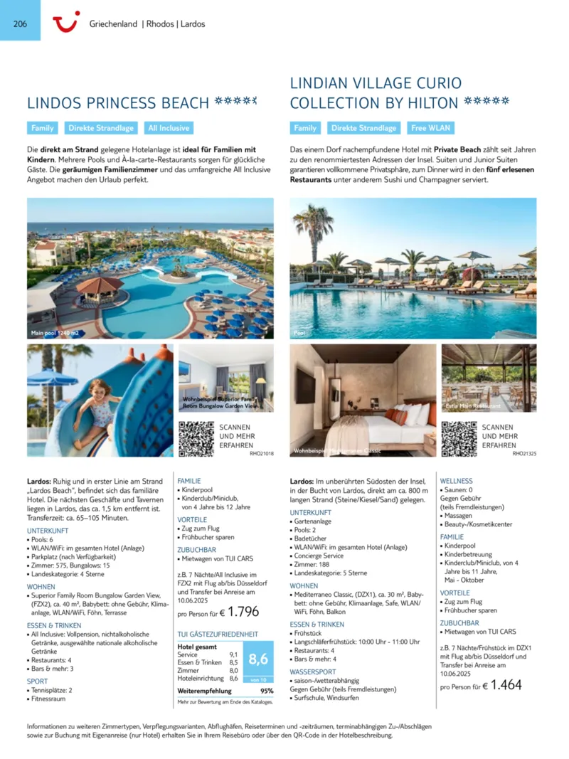 TUI Prospekt vom 01.01.2025, Seite 206