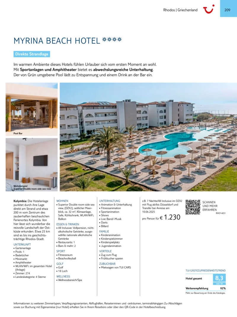 TUI Prospekt vom 01.01.2025, Seite 209