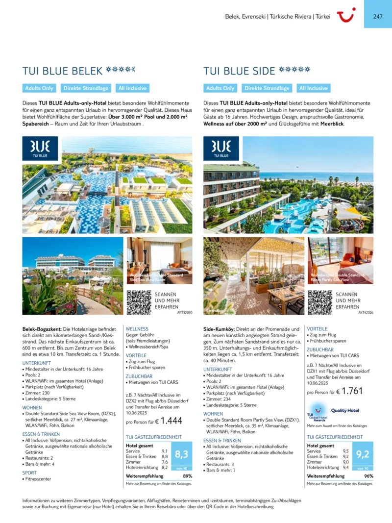 TUI Prospekt vom 01.01.2025, Seite 247