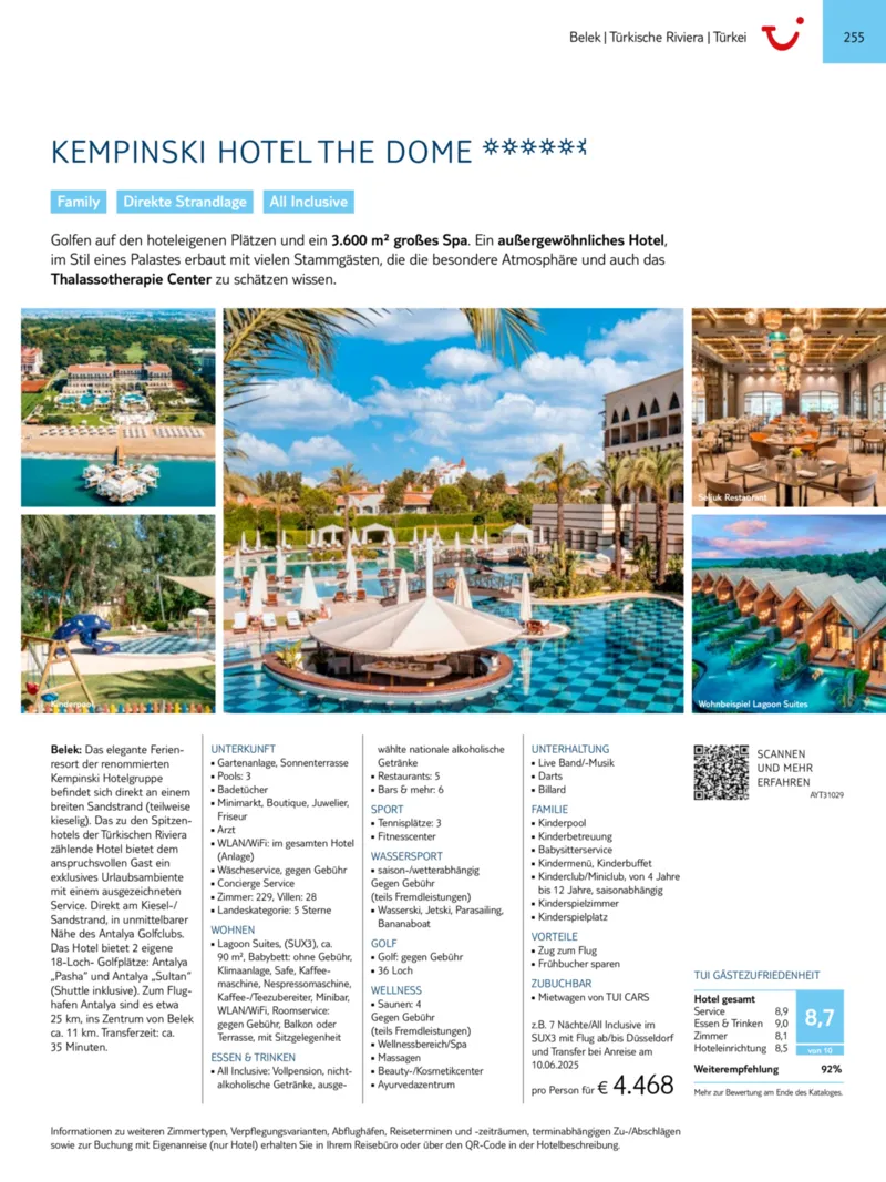 TUI Prospekt vom 01.01.2025, Seite 255