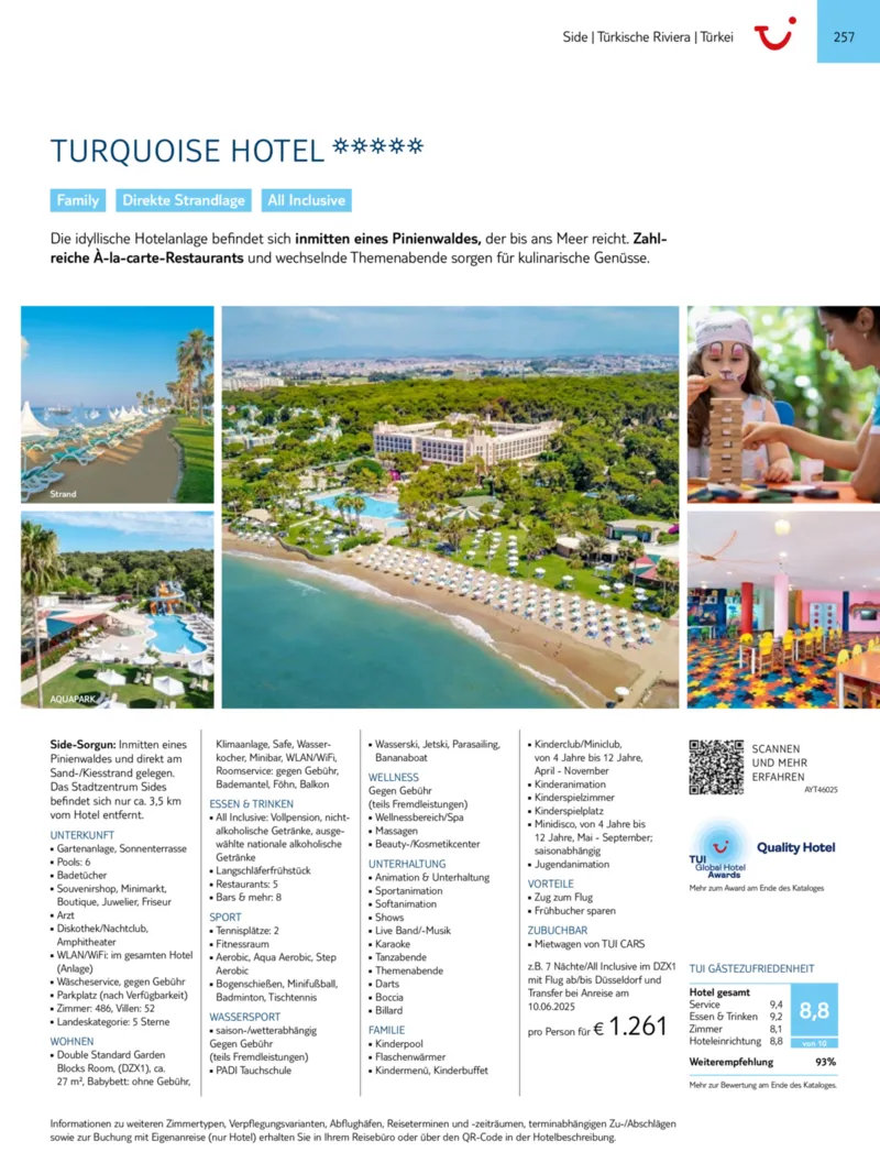 TUI Prospekt vom 01.01.2025, Seite 257