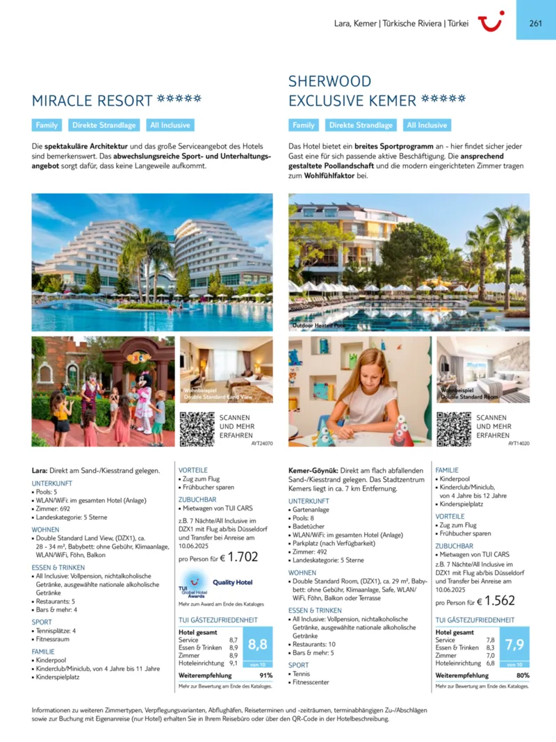 TUI Prospekt vom 01.01.2025, Seite 261