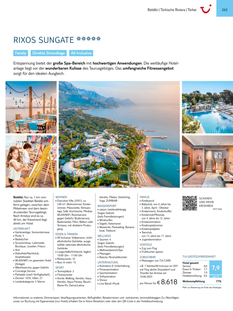 TUI Prospekt vom 01.01.2025, Seite 263