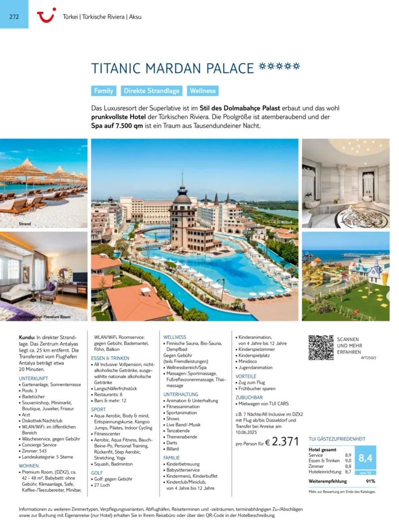 TUI Prospekt vom 01.01.2025, Seite 272
