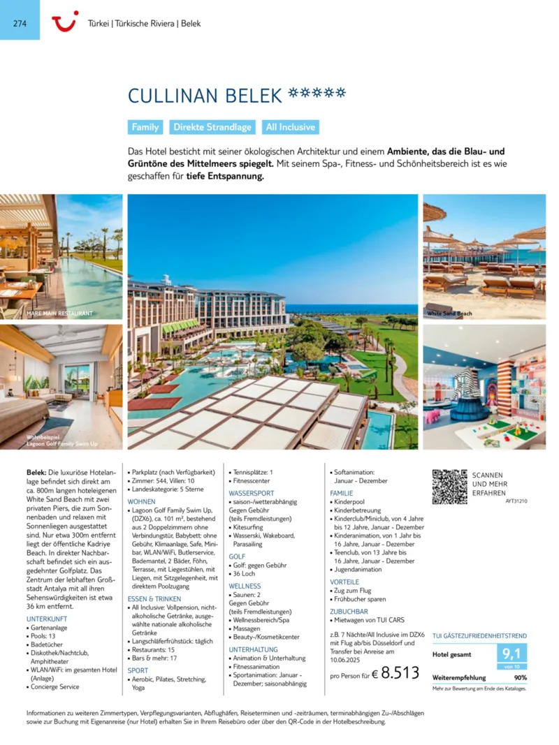 TUI Prospekt vom 01.01.2025, Seite 274