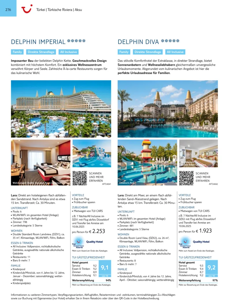 TUI Prospekt vom 01.01.2025, Seite 276
