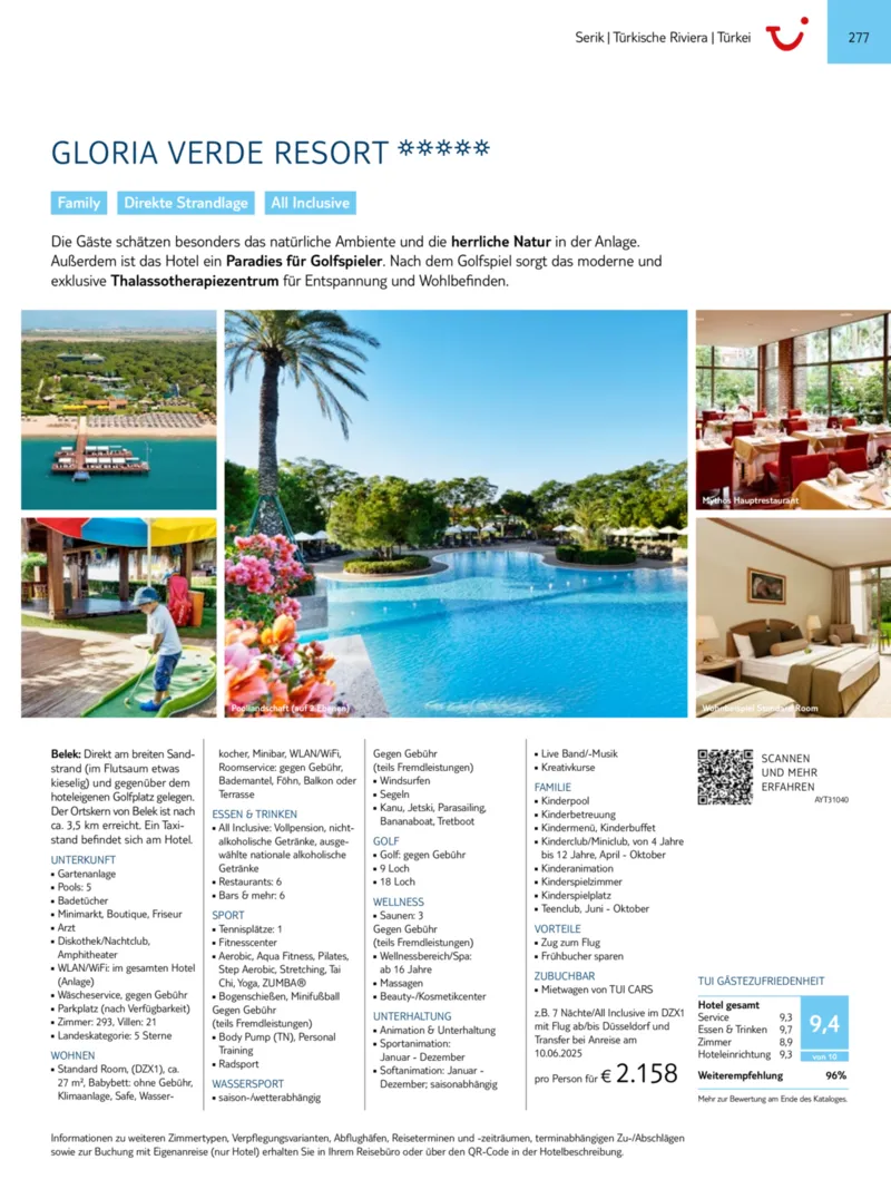 TUI Prospekt vom 01.01.2025, Seite 277