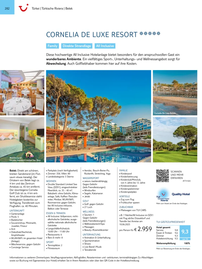 TUI Prospekt vom 01.01.2025, Seite 282