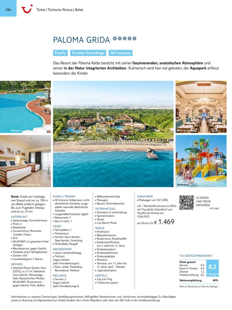 TUI Prospekt vom 01.01.2025, Seite 286