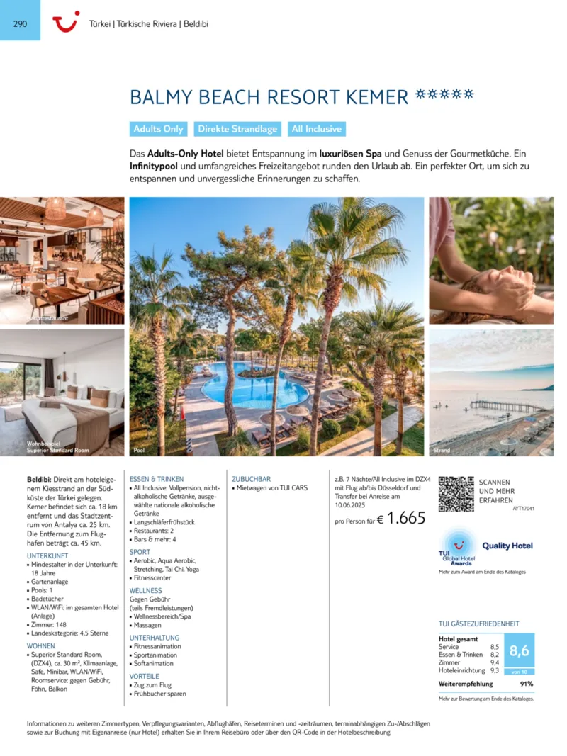 TUI Prospekt vom 01.01.2025, Seite 290