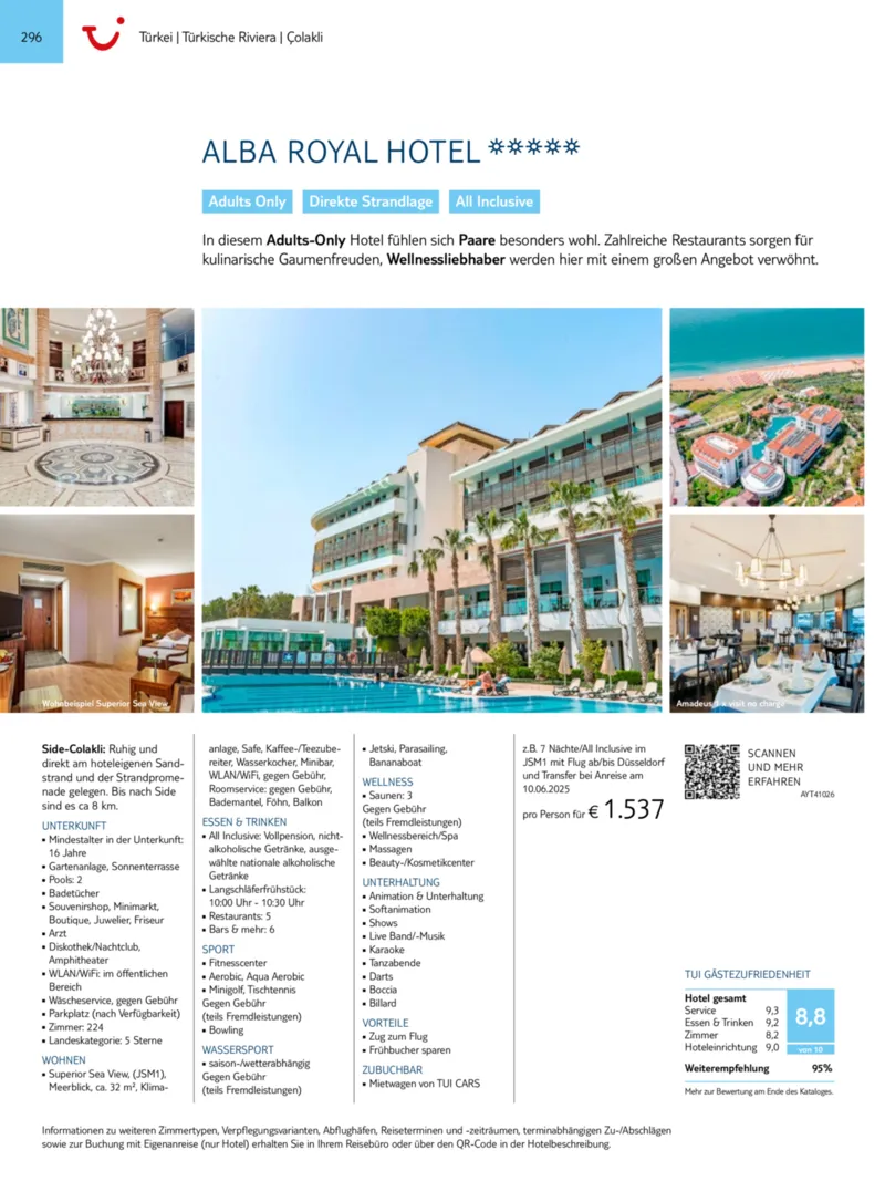 TUI Prospekt vom 01.01.2025, Seite 296