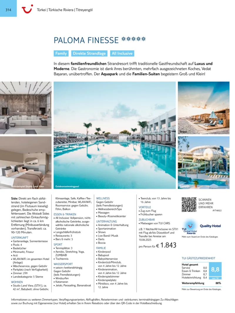 TUI Prospekt vom 01.01.2025, Seite 314