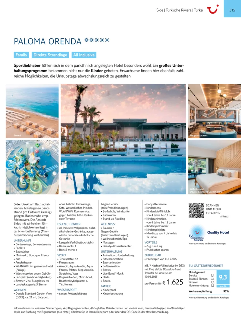 TUI Prospekt vom 01.01.2025, Seite 315