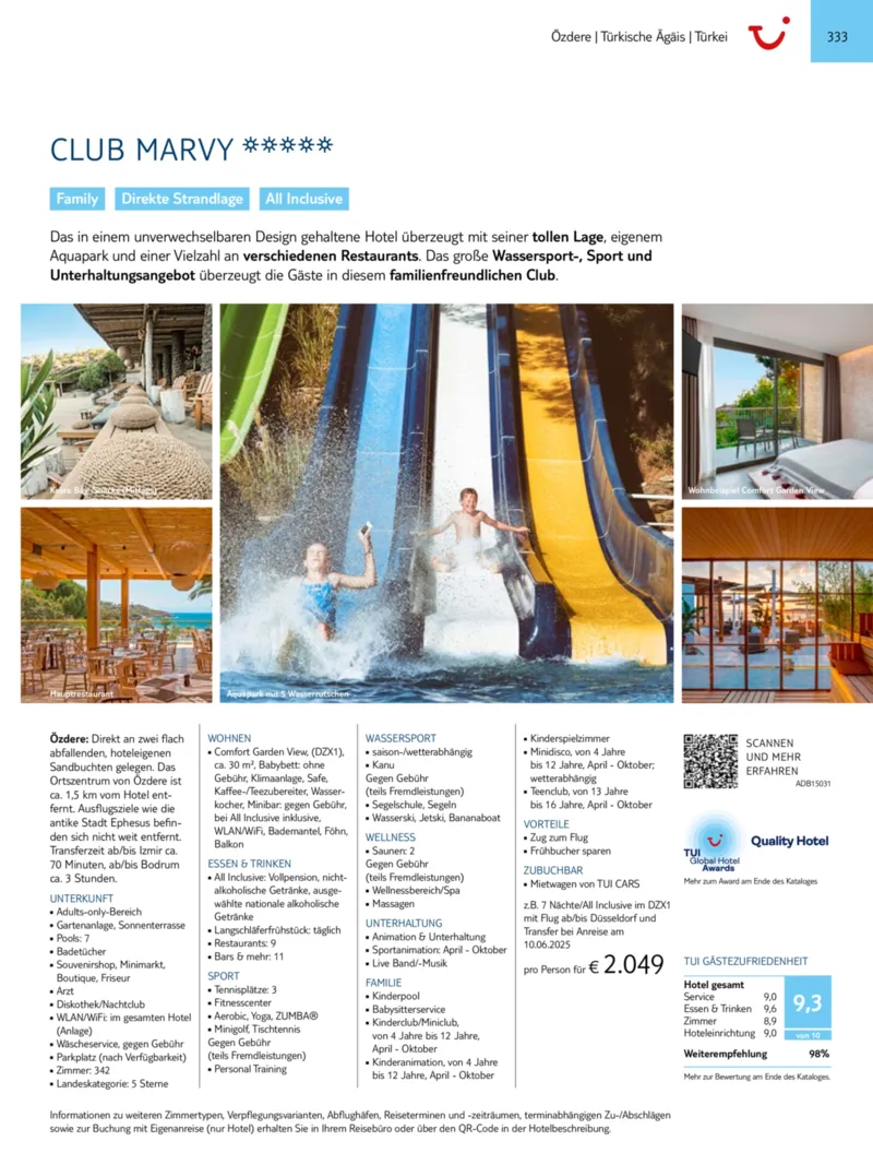 TUI Prospekt vom 01.01.2025, Seite 333