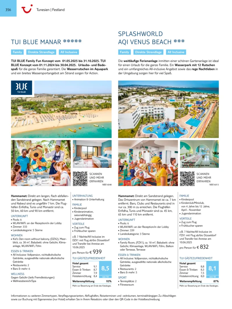 TUI Prospekt vom 01.01.2025, Seite 356
