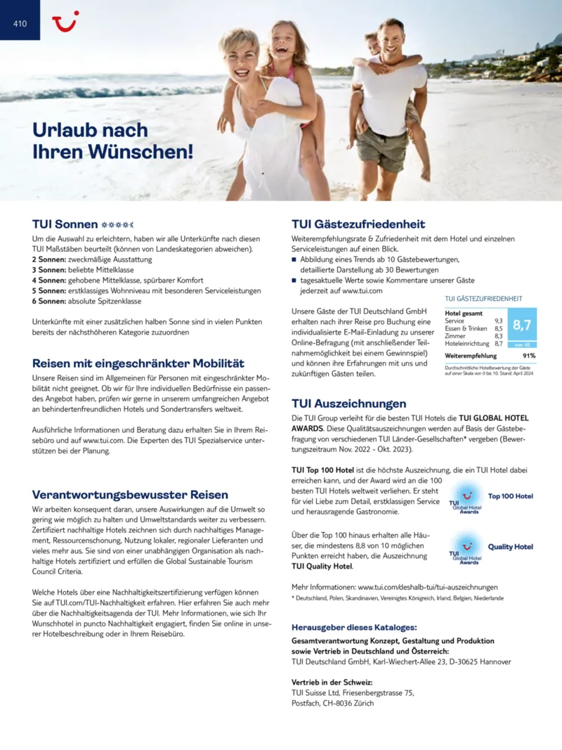 TUI Prospekt vom 01.01.2025, Seite 410