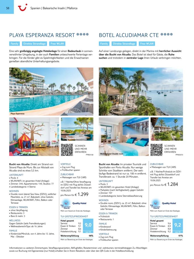TUI Prospekt vom 01.01.2025, Seite 58