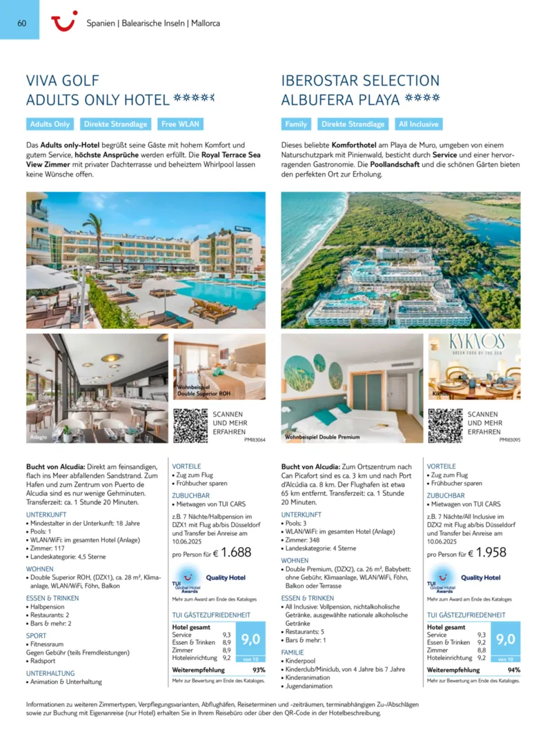 TUI Prospekt vom 01.01.2025, Seite 60