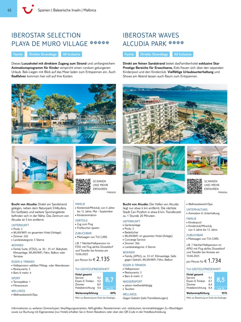 TUI Prospekt vom 01.01.2025, Seite 62