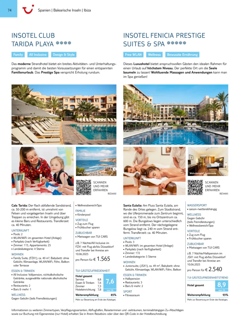 TUI Prospekt vom 01.01.2025, Seite 74
