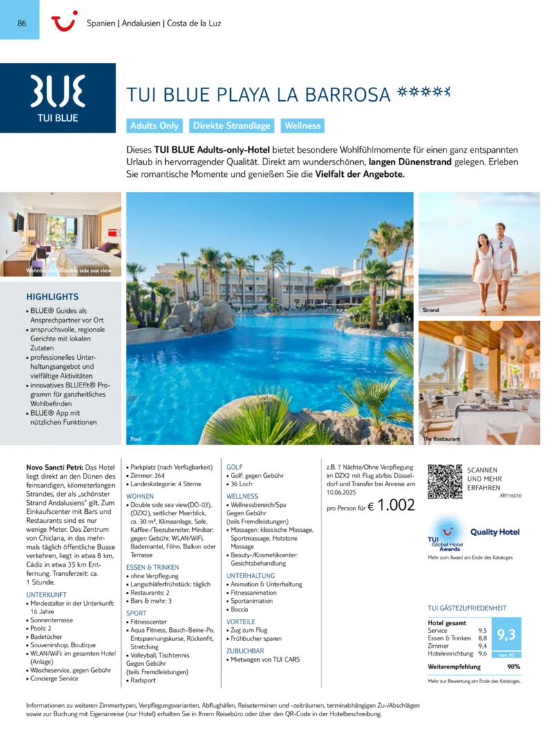 TUI Prospekt vom 01.01.2025, Seite 86