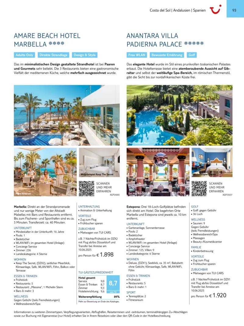 TUI Prospekt vom 01.01.2025, Seite 93
