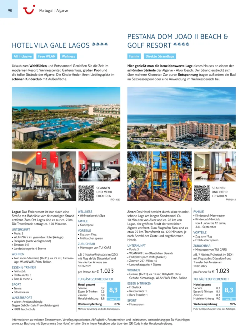 TUI Prospekt vom 01.01.2025, Seite 98