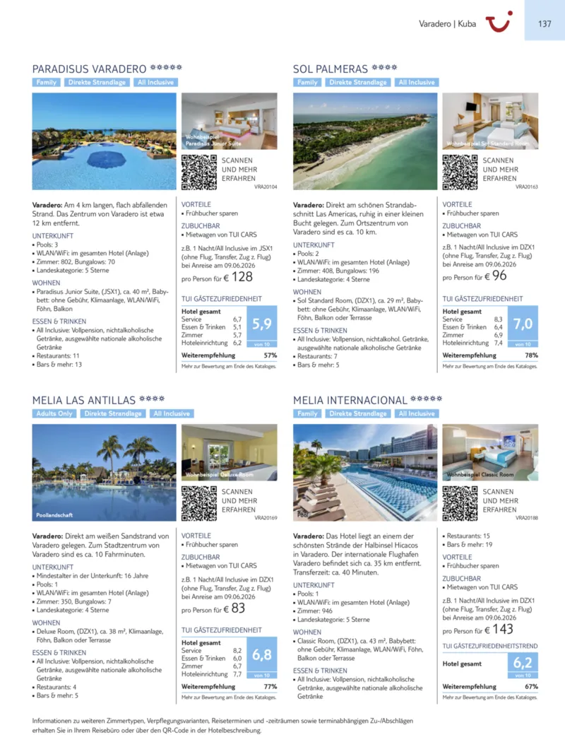 TUI Prospekt vom 13.09.2025, Seite 137