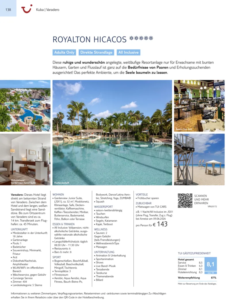TUI Prospekt vom 13.09.2025, Seite 138