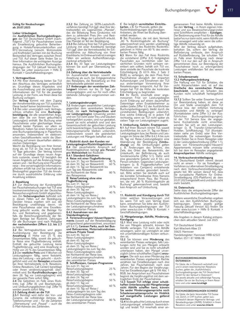 TUI Prospekt vom 13.09.2025, Seite 177