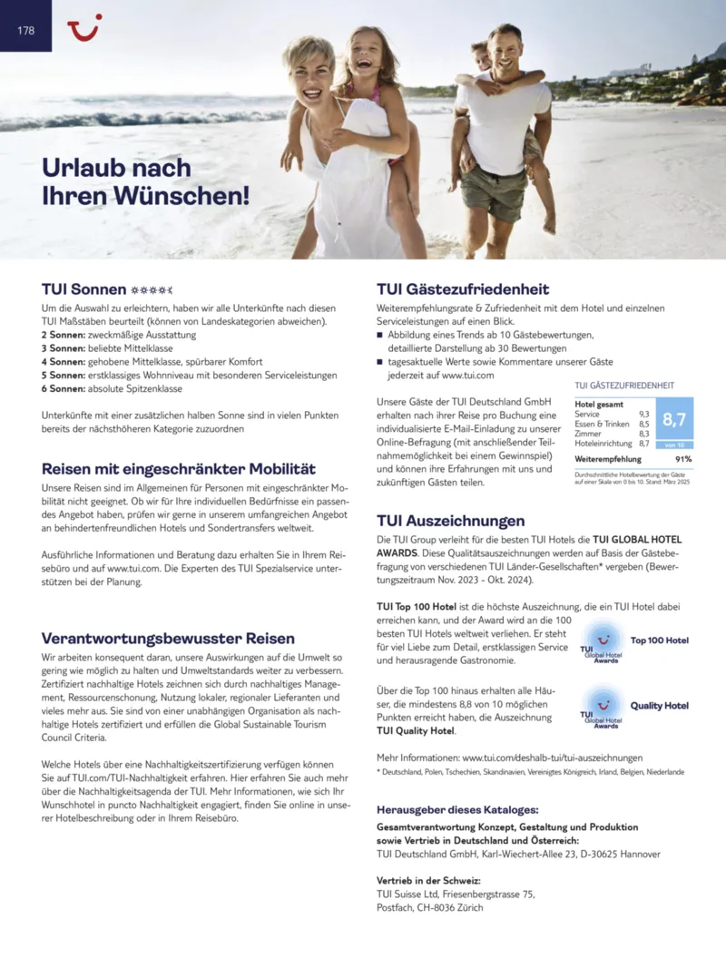 TUI Prospekt vom 13.09.2025, Seite 178