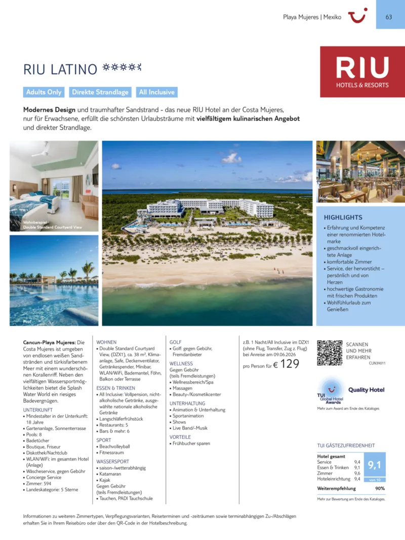 TUI Prospekt vom 13.09.2025, Seite 63